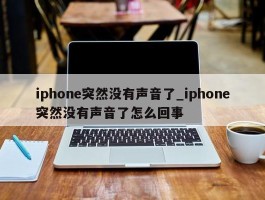 iphone突然没有声音了_iphone突然没有声音了怎么回事