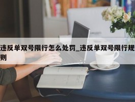 违反单双号限行怎么处罚_违反单双号限行规则