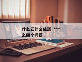 ***什么云什么成语_***什么云什么四个词语