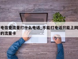 电信查流量打什么电话_不能打电话只能上网的流量卡