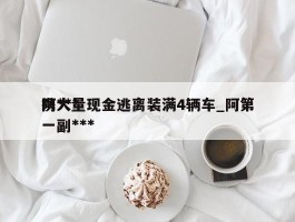 阿***携大量现金逃离装满4辆车_阿第一副***