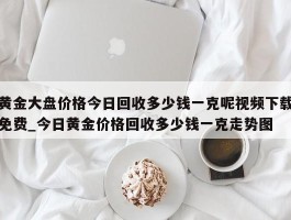 黄金大盘价格今日回收多少钱一克呢视频下载免费_今日黄金价格回收多少钱一克走势图
