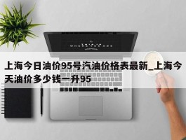 上海今日油价95号汽油价格表最新_上海今天油价多少钱一升95