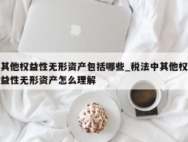 其他权益性无形资产包括哪些_税法中其他权益性无形资产怎么理解