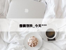 今天***行情涨跌_今天***涨跌