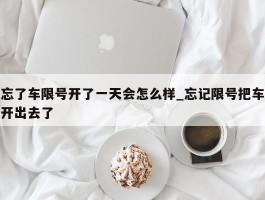 忘了车限号开了一天会怎么样_忘记限号把车开出去了