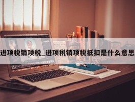 进项税销项税_进项税销项税抵扣是什么意思