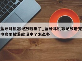 蓝牙耳机忘记放哪里了_蓝牙耳机忘记放进充电盒里放着就没电了怎么办