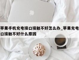苹果手机充电接口接触不好怎么办_苹果充电口接触不好什么原因