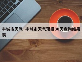 丰城市天气_丰城市天气预报30天查询结果表