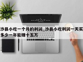 沙县小吃一个月的利润_沙县小吃利润一天买多少一年能赚十五万