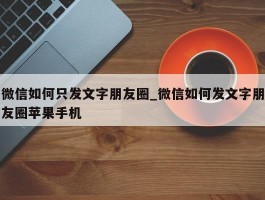 微信如何只发文字朋友圈_微信如何发文字朋友圈苹果手机