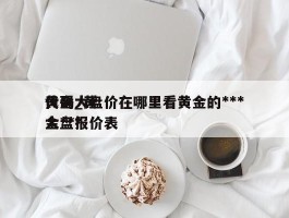黄金大盘价在哪里看黄金的***代码_黄金***大盘报价表