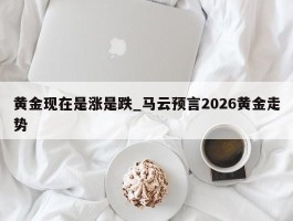 黄金现在是涨是跌_马云预言2026黄金走势