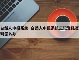 自然人申报系统_自然人申报系统忘记登陆密码怎么办