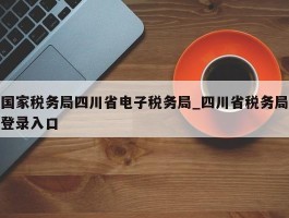 国家税务局四川省电子税务局_四川省税务局登录入口