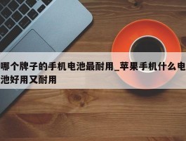 哪个牌子的手机电池最耐用_苹果手机什么电池好用又耐用