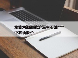 今日大盘指数沪深中石油***走势_今日中石油股价