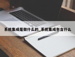 系统集成是做什么的_系统集成包含什么