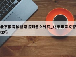 北京限号被警察抓到怎么处罚_北京限号交警拦吗